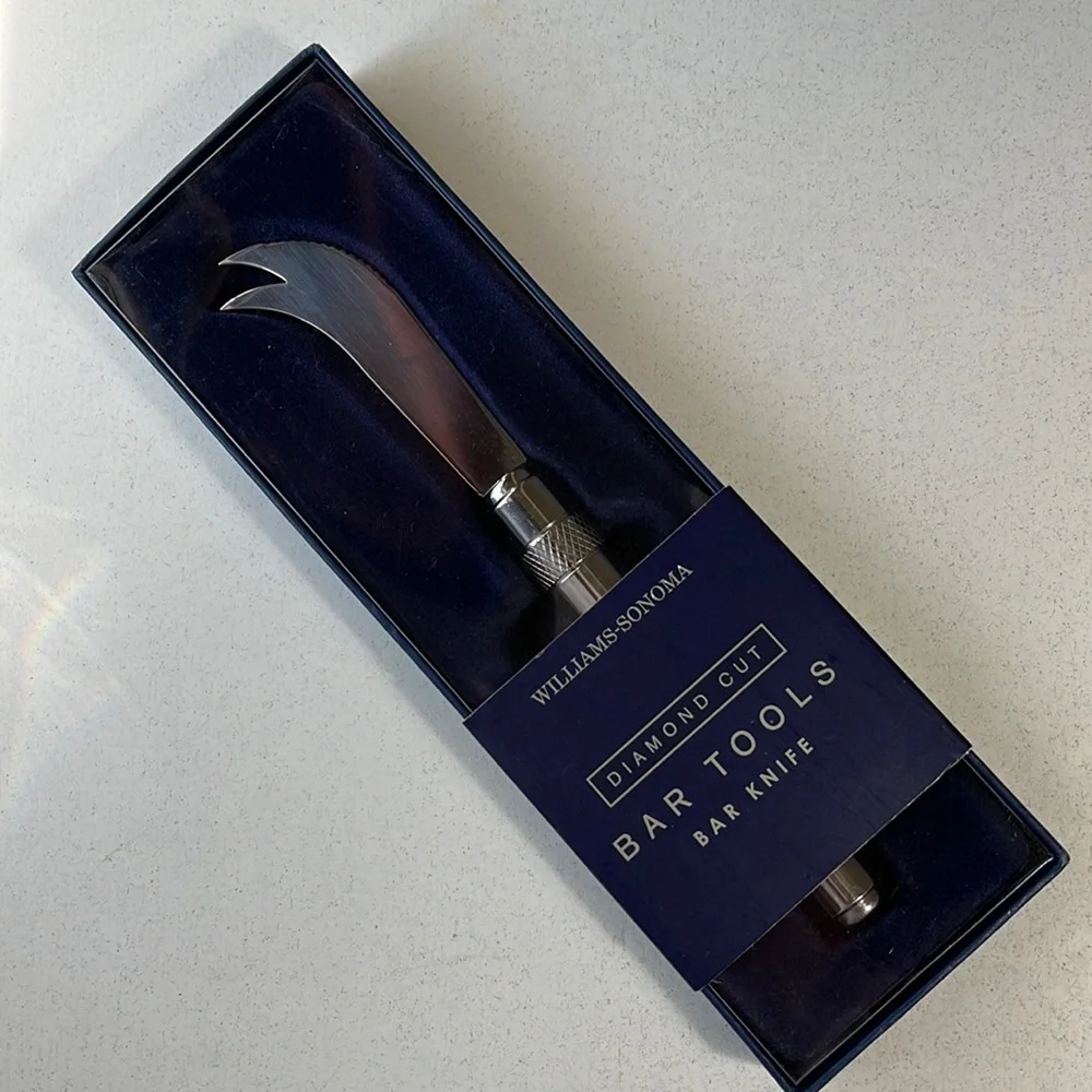WILLIAMS- SONOMA Diamond Cut Bar Tools Bar Knife